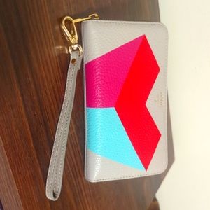 Fossil geometric heart women's wallet